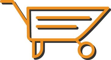 Garden Cart Vector Icon