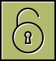 Open Lock I Vector Icon