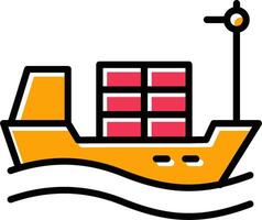 Cargo Ship I Vector Icon