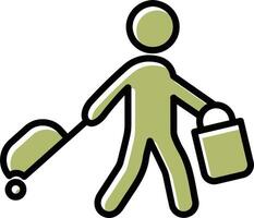 Carrying Bag Vector Icon