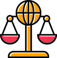 International Law Vector Icon