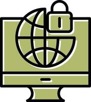 Internet Security Vector Icon