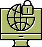 Internet Security Vector Icon