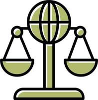 International Law Vector Icon