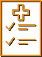 Medical Examination List Vector Icon