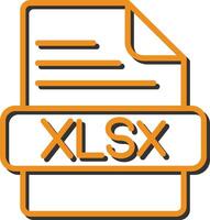 icono de vector xlsx