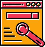 icono de vector de navegador