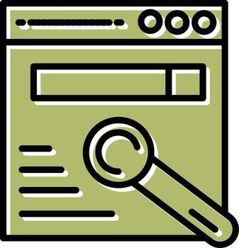 icono de vector de navegador