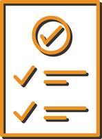 Check Up List Vector Icon