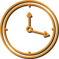 icono de vector de reloj