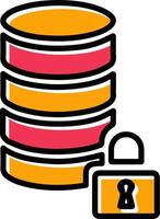 Encrypted Data Vector Icon