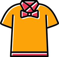 Shirt with Bow Vector Icon