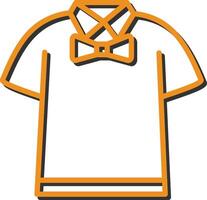 Shirt with Bow Vector Icon