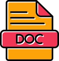 icono de vector de documento