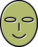 Ancient Face Mask Vector Icon