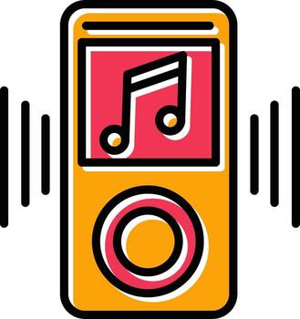 icono de vector de mp3