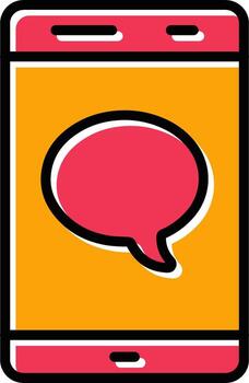 icono de vector de burbuja de mensaje único