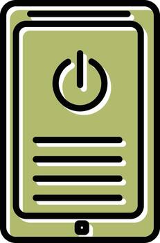 Shutdown Button Vector Icon