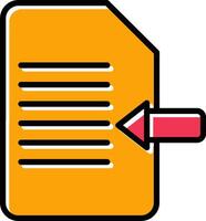 Import Document Vector Icon