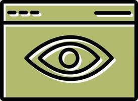 Web Visibility Vector Icon