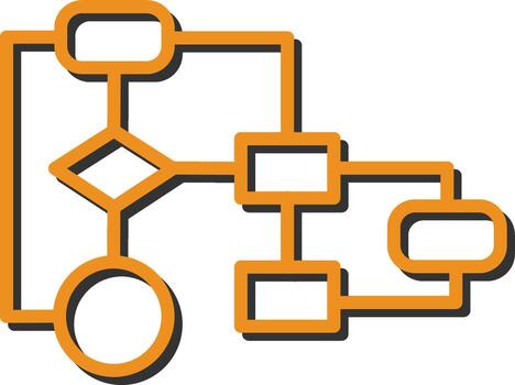 Flowchart Vector Icon