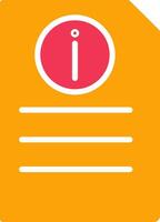 Information Document Vector Icon