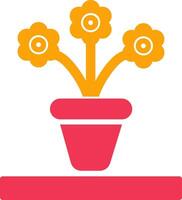 Flower Pot Vector Icon