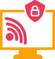 Wifi Security Vector Icon