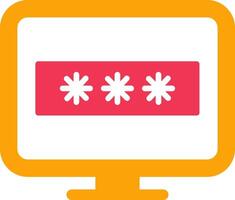 System Password Vector Icon