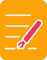 Fountain Pen Vector Icon