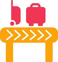 Luggage Carousel Vector Icon
