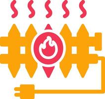 Heat Radiator Vector Icon