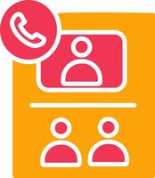 Conference Call Vector Icon