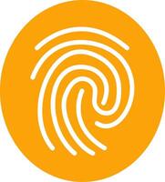 Fingerprint Vector Icon