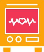 Heart Rate Machine Vector Icon