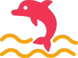 Dolphin Vector Icon