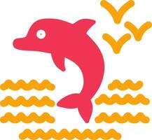 Dolphin Vector Icon