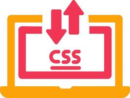 CSS Laptop Vector Icon