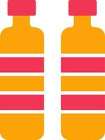 Bottle in Water Vector Icon