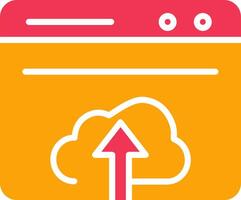 Upload Web Vector Icon