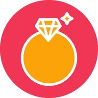 icono de vector de anillo