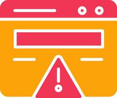 Web Error Vector Icon