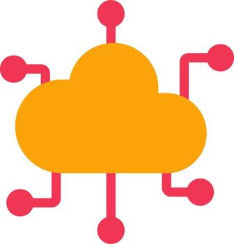 Cloud Computing Vector Icon