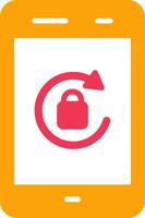 Portrait Orientation Lock Vector Icon