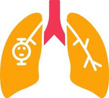 Lung Cancer Vector Icon