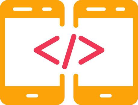 icono de vector de código