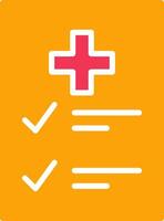 Medical Examination List Vector Icon