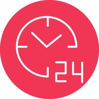 24 hours Vector Icon