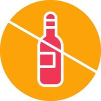 No Drinking Vector Icon