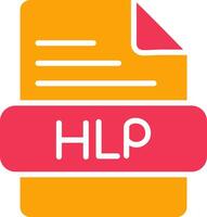 icono de vector de hlp